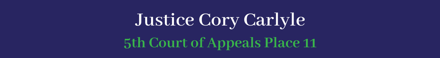 Justice Cory Carlyle, Fifth District Court of Appeals